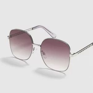 LneBryant Square Frame Decorative Metal Sunglasses NWT